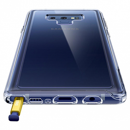 Чехол для Samsung Galaxy Note 9 N960 гибридный тонкий Spigen SGP Slim Armor Crystal прозрачный