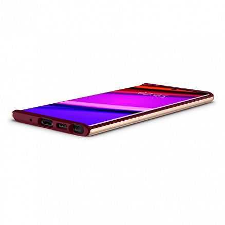 Чехол для Samsung Galaxy Note 10+ гибридный Spigen SGP Neo Hybrid золотисто-бордовый