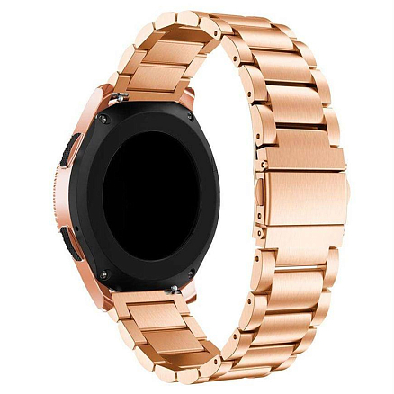 Ремешок-браслет для Samsung Galaxy Watch 4, 5, 5 Pro 40, 42, 44, 45 и 46 мм металлический Tech-Protect Stainless золотистый
