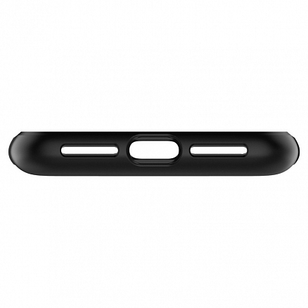 Чехол для iPhone XS Max гибридный тонкий Spigen SGP Slim Armor черно-серый