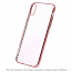 Чехол для iPhone X, XS пластиковый Devia Glimmer прозрачный с розовым золотом