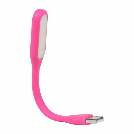 USB светильник на гибкой ножке Warm розовый
