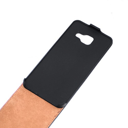 Чехол для Samsung Galaxy A3 (2016) кожаный - блокнот Forever Sligo Elegance черный