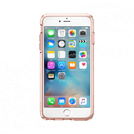 Чехол для iPhone 6 Plus, 6S Plus гибридный Spigen SGP Ultra Hybrid прозрачно-розовый