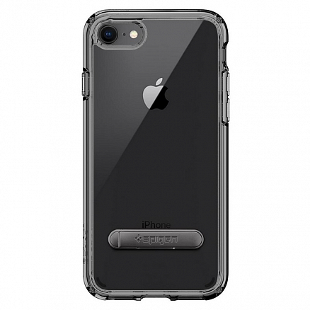 Чехол для iPhone 7, 8 гибридный Spigen SGP Ultra Hybrid S прозрачно-черный