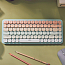 Клавиатура беспроводная Bluetooth Ugreen Fun KU101-15227 механическая с подсветкой розовая