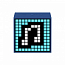 Портативная колонка Divoom Timebox mini с диодным дисплеем синяя
