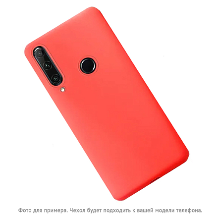 Чехол для Huawei P30 силиконовый CASE Matte красный