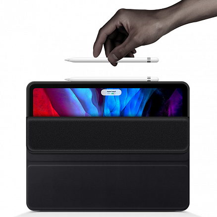 Чехол для iPad Air 2020, 2022 кожаный Usams Smart Case Winto черный