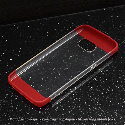 Чехол для Samsung Galaxy S7 силиконовый Roar Fit-UP прозрачно-красный