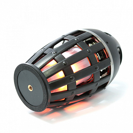 Портативная колонка ISA Flame H28 с огненной подсветкой черная
