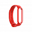 Сменный браслет для Xiaomi Mi Smart Band 5, 6 силиконовый красный