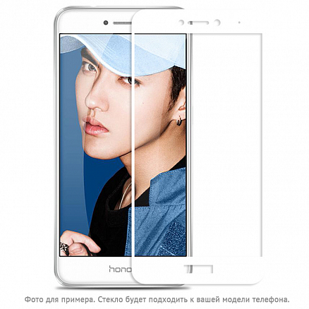Защитное стекло для iPhone 6 Plus, 6S Plus на весь экран противоударное Lito-2 2.5D белое