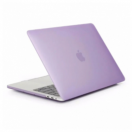 Чехол для Apple MacBook Pro 13 Touch Bar A1706, A1989, A2159, Pro 13 A1708 пластиковый матовый Enkay Translucent Shell сиреневый