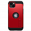 Чехол для iPhone 13 mini гибридный для экстремальной защиты Spigen SGP Tough Armor красный