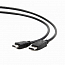 Кабель DisplayPort - HDMI (папа - папа) длина 7,5 м Cablexpert черный