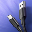 Кабель Type-C - USB длина 0,5 м 3A Ugreen US287 (быстрая зарядка QC 3.0) черный