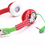 Наушники для детей OTL накладные Hello Kitty красно-зеленые