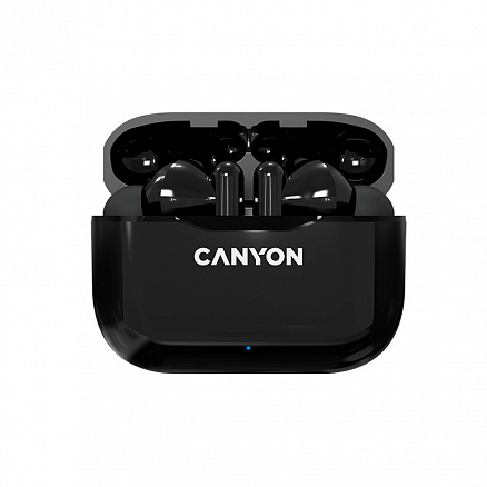 Наушники TWS беспроводные Canyon TWS-3 вакуумные с микрофоном черные