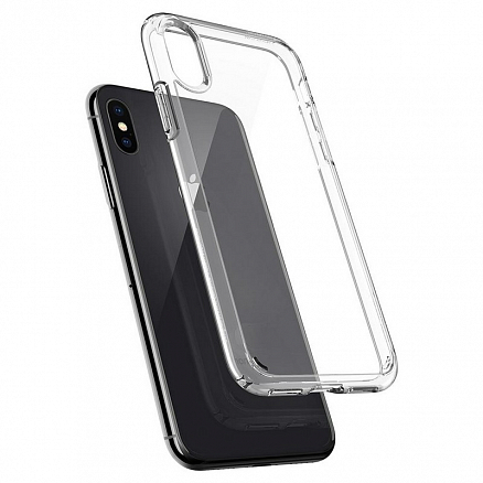 Чехол для iPhone X, XS гибридный Spigen SGP Ultra Hybrid прозрачный