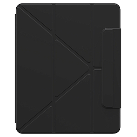 Чехол для iPad 10.2 2020, 2021, iPad Pro 10.5, Air 2019 кожаный Baseus Safattach Y-type серый