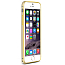 Чехол для iPhone 6 Plus, 6S Plus Бампер алюминиевый Love Mei Arc Double color золотисто-желтый