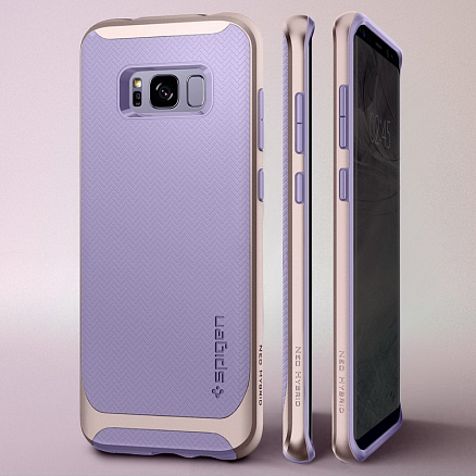 Чехол для Samsung Galaxy S8+ G955F гибридный Spigen SGP Neo Hybrid золотисто-фиолетовый