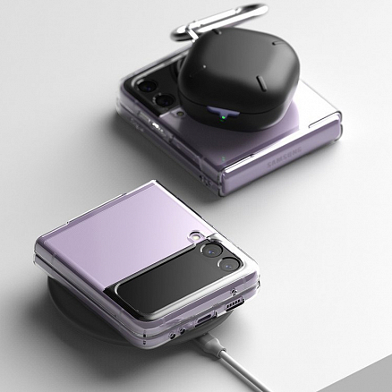 Чехол для Samsung Galaxy Z Flip 3 ультратонкий пластиковый Ringke Slim прозрачный
