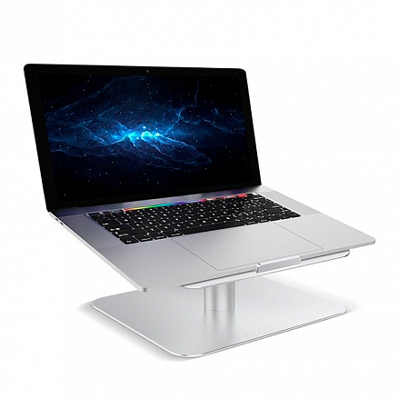 Подставка для ноутбука до 17 дюймов Evolution LS107 металлическая серебристая