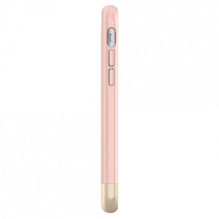Чехол для iPhone 7, 8 пластиковый защитный Spigen SGP Style Armor розово-золотистый