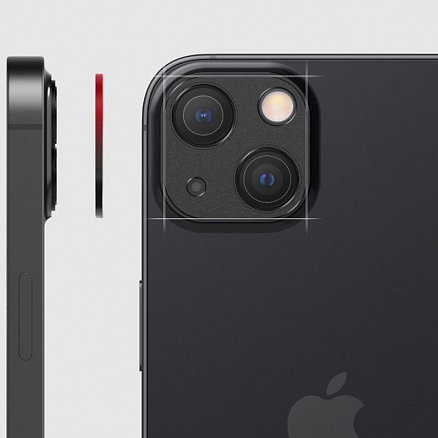 Защитная крышка на камеру iPhone 13, 13 mini Ringke Camera Styling черная