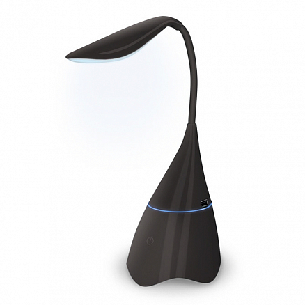 Лампа светодиодная настольная беспроводная с Bluetooth колонкой Forever BS-750 черная