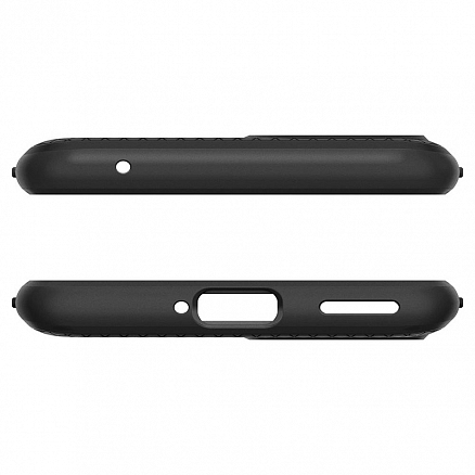 Чехол для OnePlus 9 гелевый Spigen Liquid Air матовый черный
