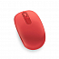 Мышь беспроводная Microsoft Mobile Mouse 1850 красная