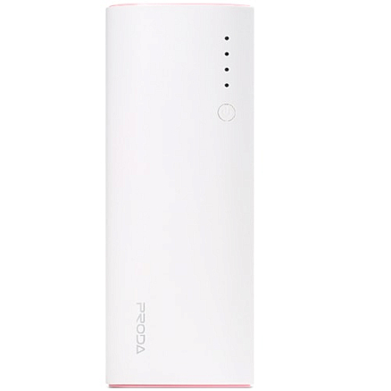 Внешний аккумулятор Remax Proda Star Talk 12000мАч (3 USB выхода, ток 2.1А) бело-розовый