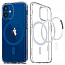 Чехол для iPhone 12, 12 Pro гибридный Spigen SGP Ultra Hybrid Magsafe прозрачно-синий