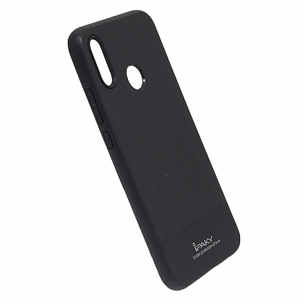 Чехол для Huawei P20 Lite, Nova 3e гелевый iPaky Carbon черный
