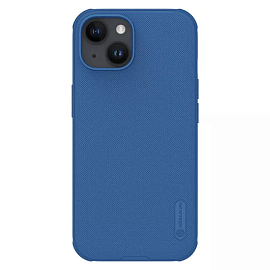 Чехол для Apple iPhone 15 гибридный Nillkin Super Frosted Shield Pro MagSafe синий