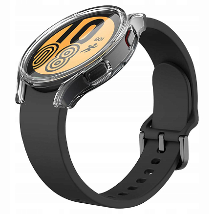 Чехол для Samsung Galaxy Watch 4, Watch 5 40 мм гибридный Spigen Ultra Hybrid прозрачный