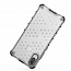 Чехол для Xiaomi Redmi Note 7 гибридный Hurtel Honeycomb прозрачно-черный