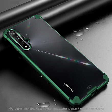 Чехол для Samsung Galaxy A01 гибридный Rzants Starshine зеленый