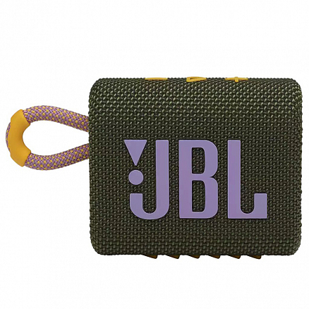 Портативная колонка JBL Go 3 с защитой от воды хаки