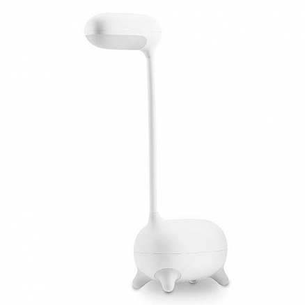 Лампа светодиодная настольная беспроводная с гибкой ножкой Remax Deer белая