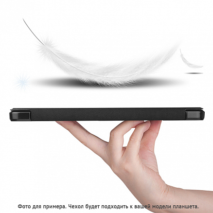 Чехол для iPad 10.2, Pro 10.5 кожаный Nova-09 черный