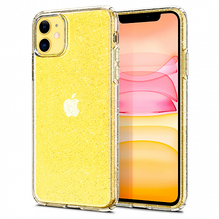 Чехол для iPhone 11 гелевый с блестками Spigen SGP Liquid Crystal Glitter прозрачный 