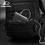 Рюкзак Kingsons Solar с отделением для ноутбука до 15,6 дюйма и USB зарядкой на солнечной батарее черный
