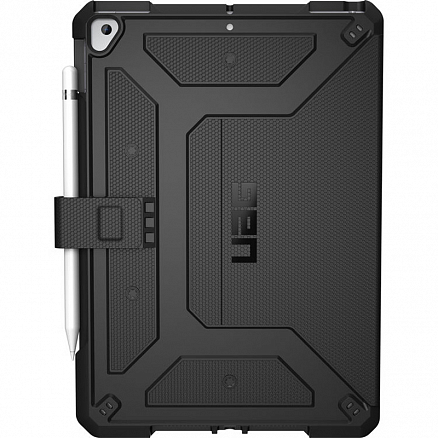 Чехол для iPad 10.2, 10.2 2020 гибридный для экстремальной защиты - книжка Urban Armor Gear UAG Metropolis черный