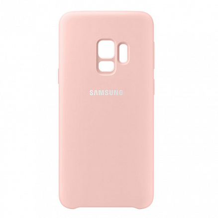 Чехол для Samsung Galaxy S9 оригинальный Silicone Cover EF-PG960TPEG розовый