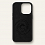 Чехол для iPhone 13 Pro гибридный с кожей Spigen Сyrill Leather Brick черный