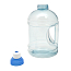 Бутылка для воды с дозатором 650 мл голубая